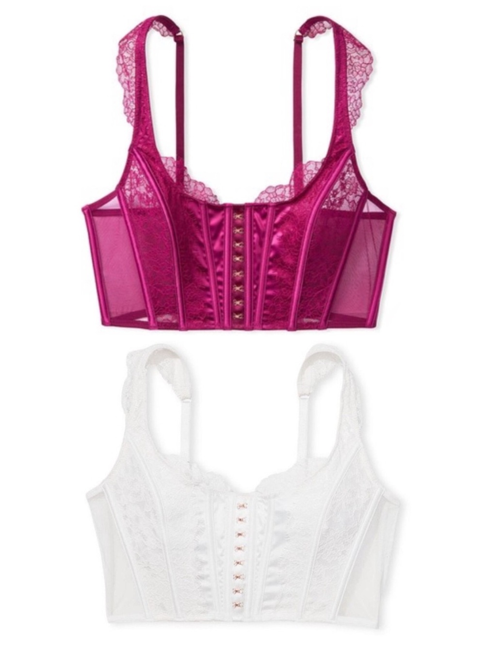 (2) Victoria’s Secret ‘Dream Angels’ Longline Bras, size XS